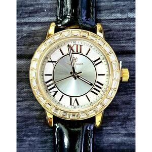 Rare‎ Pablo Raez 35mm Manhattan Gem Studded White Roman Watch